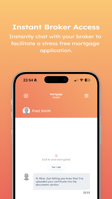 Mortgage Wallet Screenshot