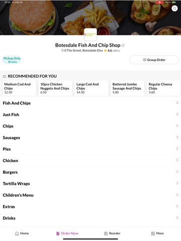 Botesdale Fish And Chip Shop iPad screenshot