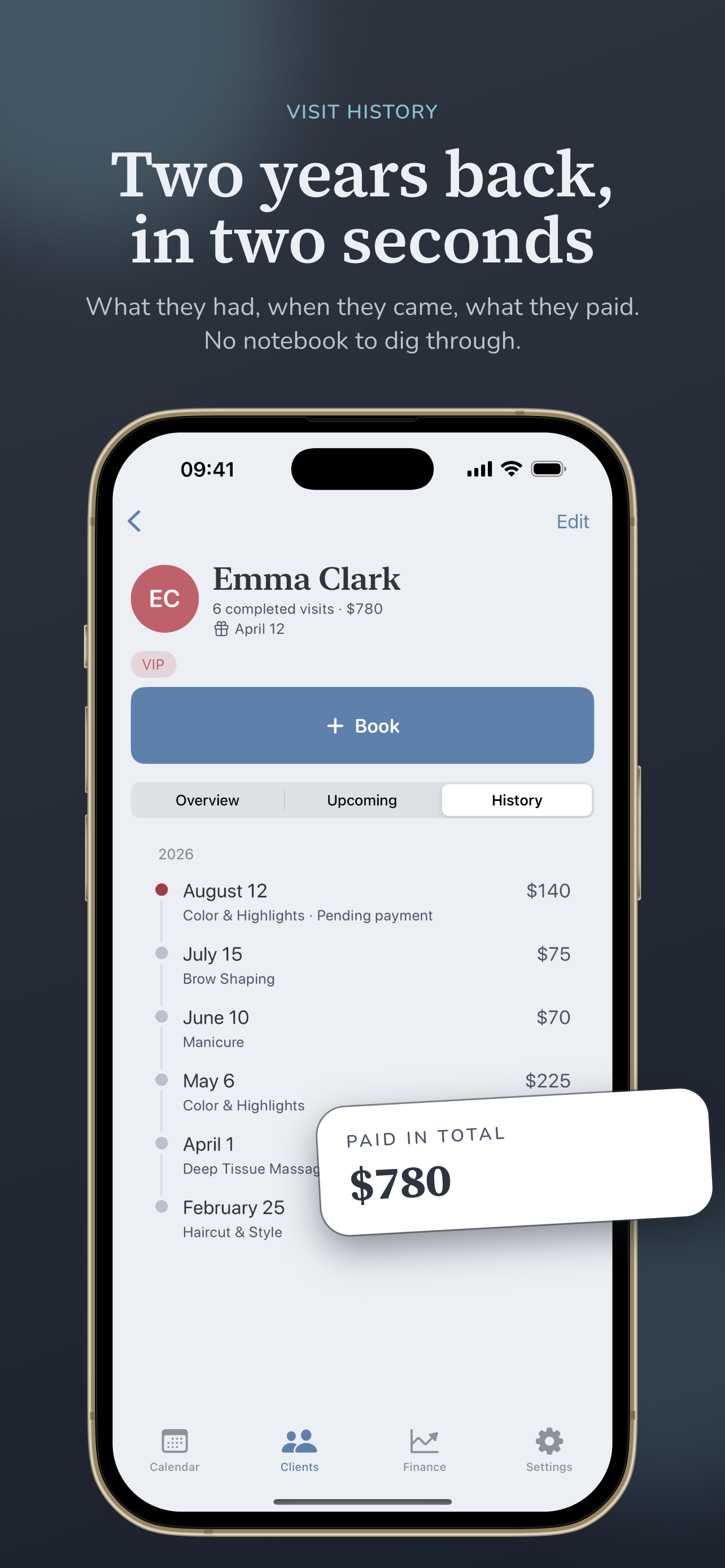 Pocket Client Book: Diary screenshot 8