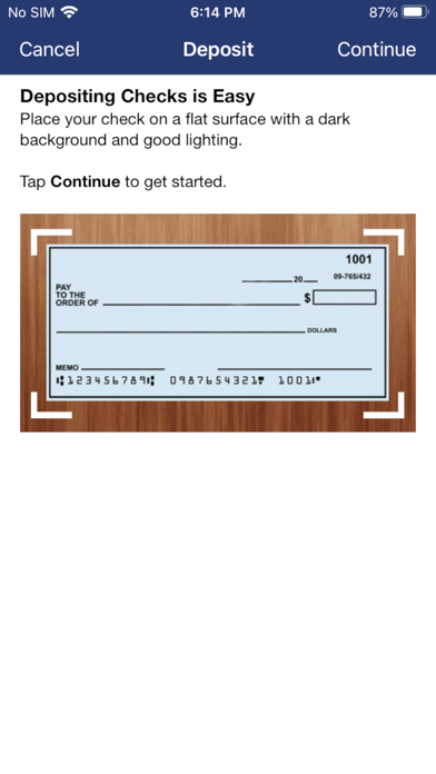 Harrison County Bank Mobile Screenshot