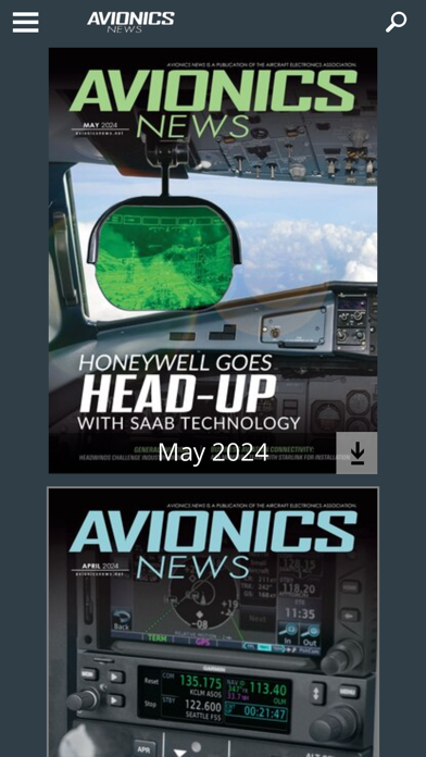 Avionics News Magazine Screenshot