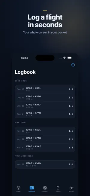 Logbook: Pilot Flight Log screenshot 3