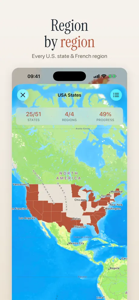 Tessera Travel Map — iPhone-Screenshot 6
