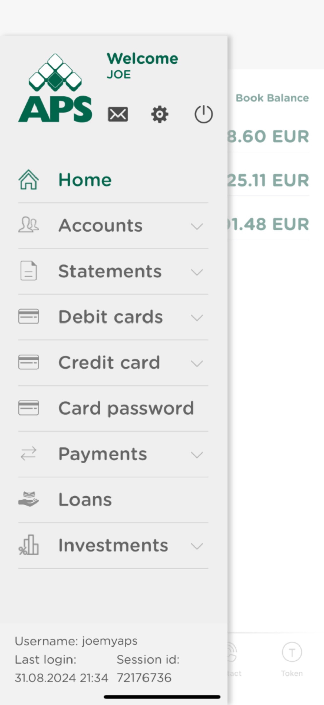 Screenshot 2 of myAPS
