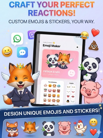 Emoji Maker - Personal Creator iPad screenshot