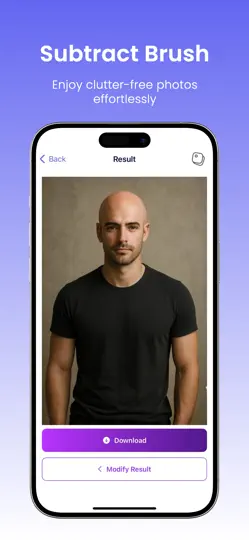 Captura de pantalla de Quill: AI Magic Photo Editor en iPhone 4