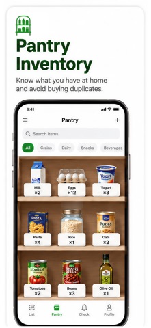 Shared Grocery List · Debara screenshot