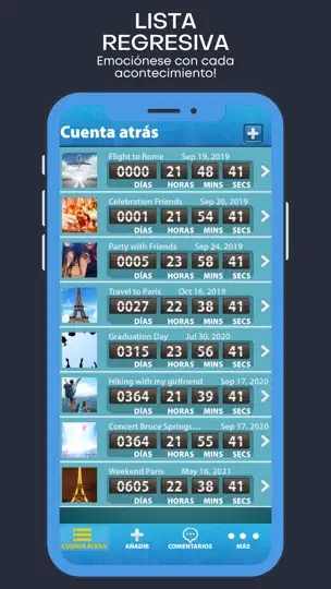 Captura de pantalla de Cuenta Atrás Para Vacaciones en iPhone 2
