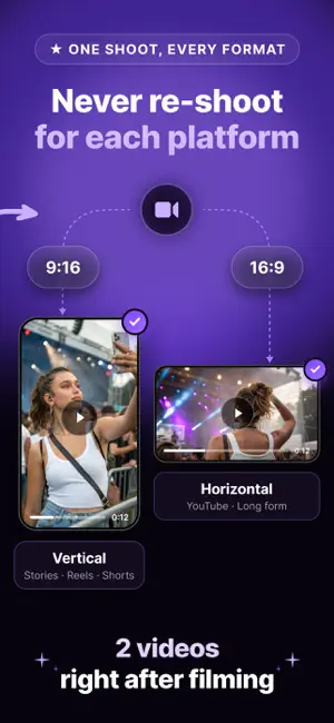 Dual Camera Recorder DoubleCam screenshot 3