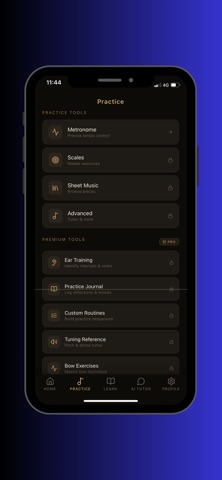 Learn Cello AI Tutor iPhone screenshot