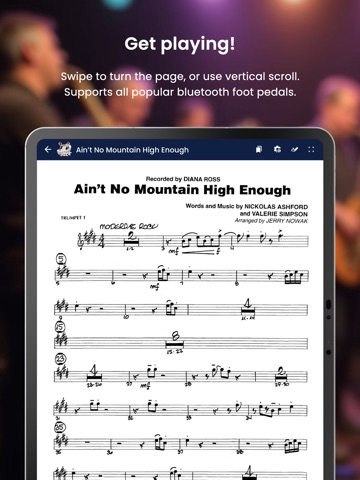 Orpheus Sheet Music Reader iPad screenshot