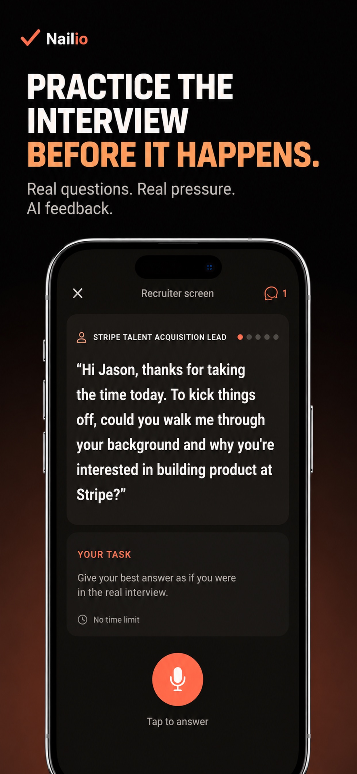 Screenshot 7 of Nailio: AI Interview Coach