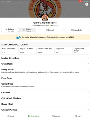 Funky Chicken Meir iPad screenshot