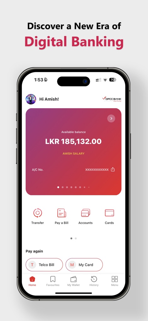 DFCC One - Finance App | MWM