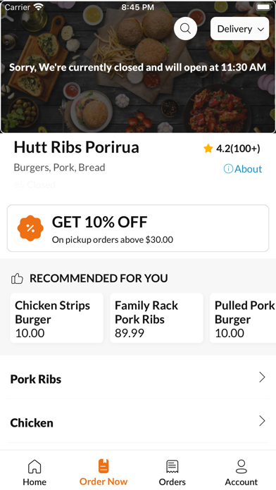 Hutt Ribs Porirua Screenshot