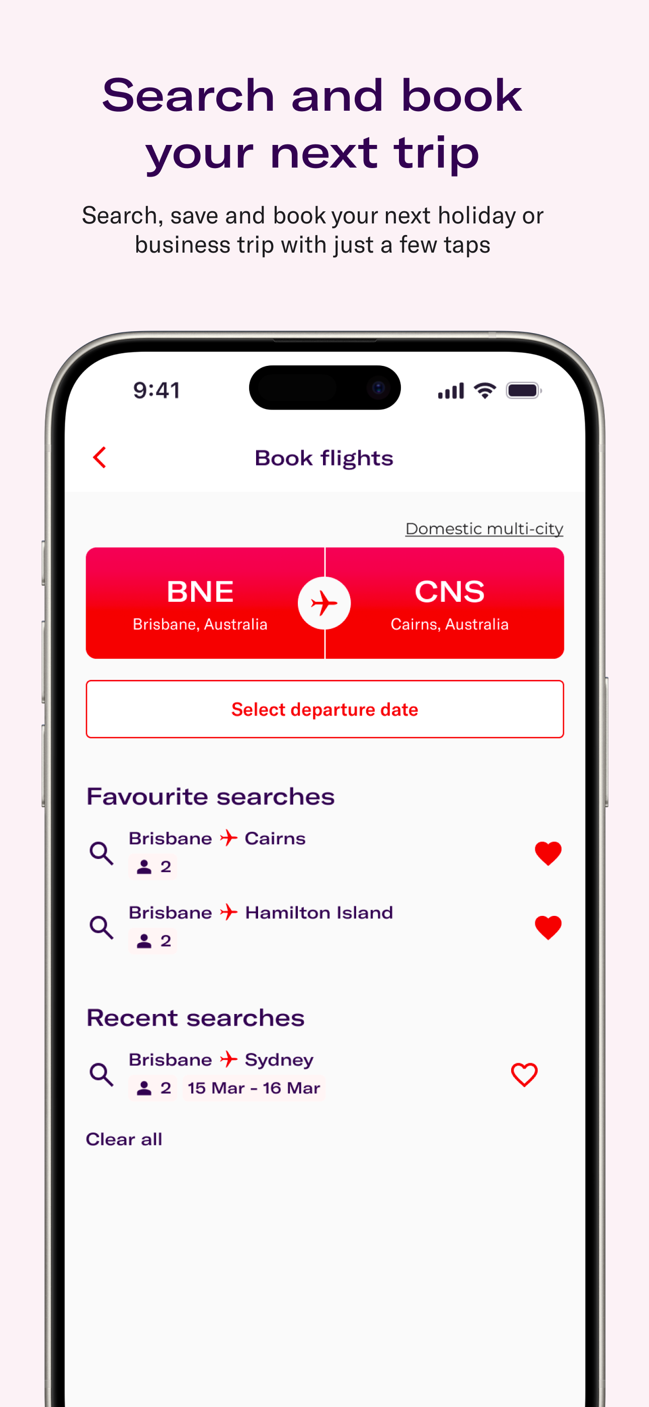 Virgin Australia screenshot 3