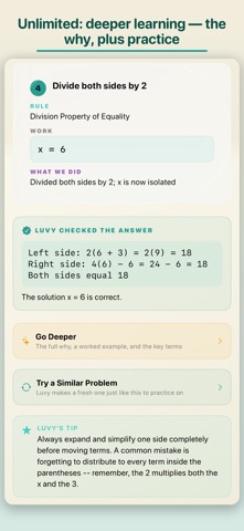 LuvyMath:  Math Homework Help Screenshot 4 of 5