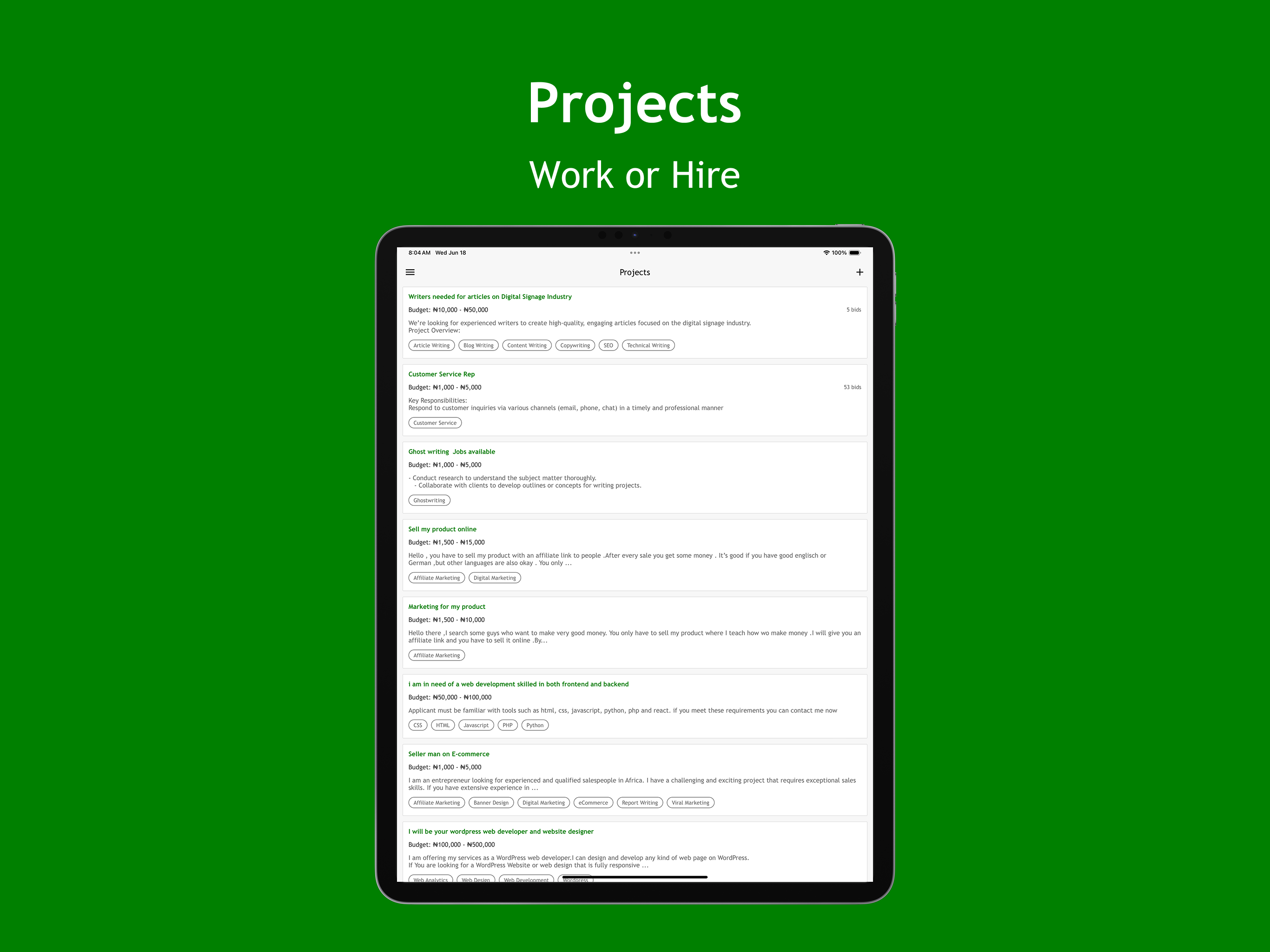 Nairalance - Work & Hire