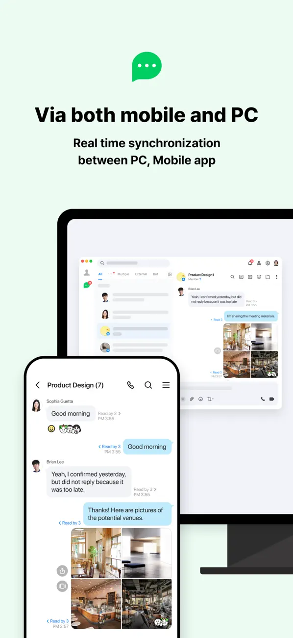 Screenshot #2 pour LINE WORKS: Team Communication