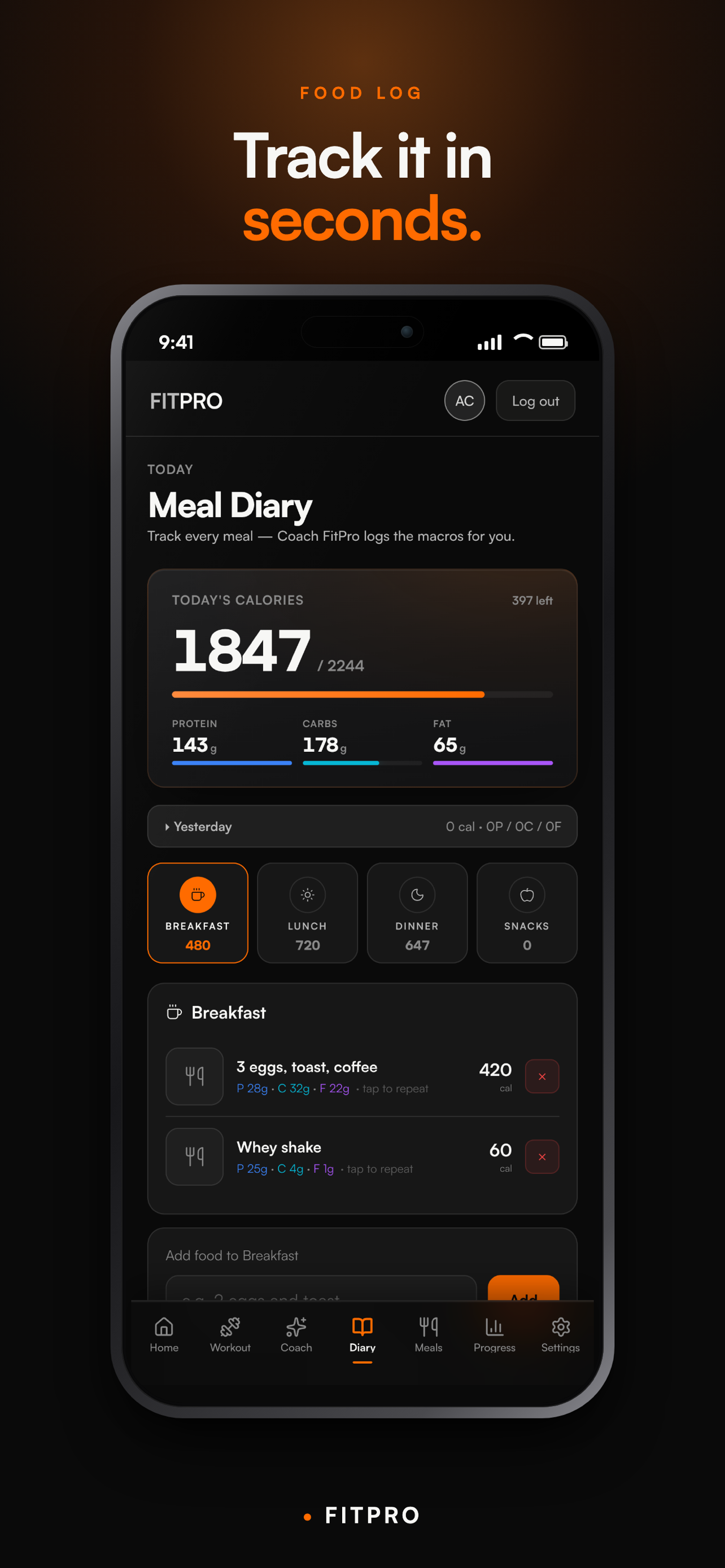 FitPro — AI Workouts & Macros screenshot 5