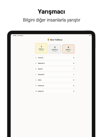 İslami Bilgi Yarışması - İlmio iPad screenshot