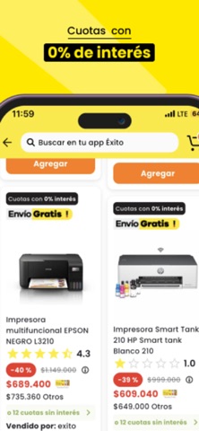 éxito screenshot