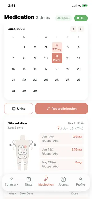 GLP-1 Tracker - Molife screenshot 2