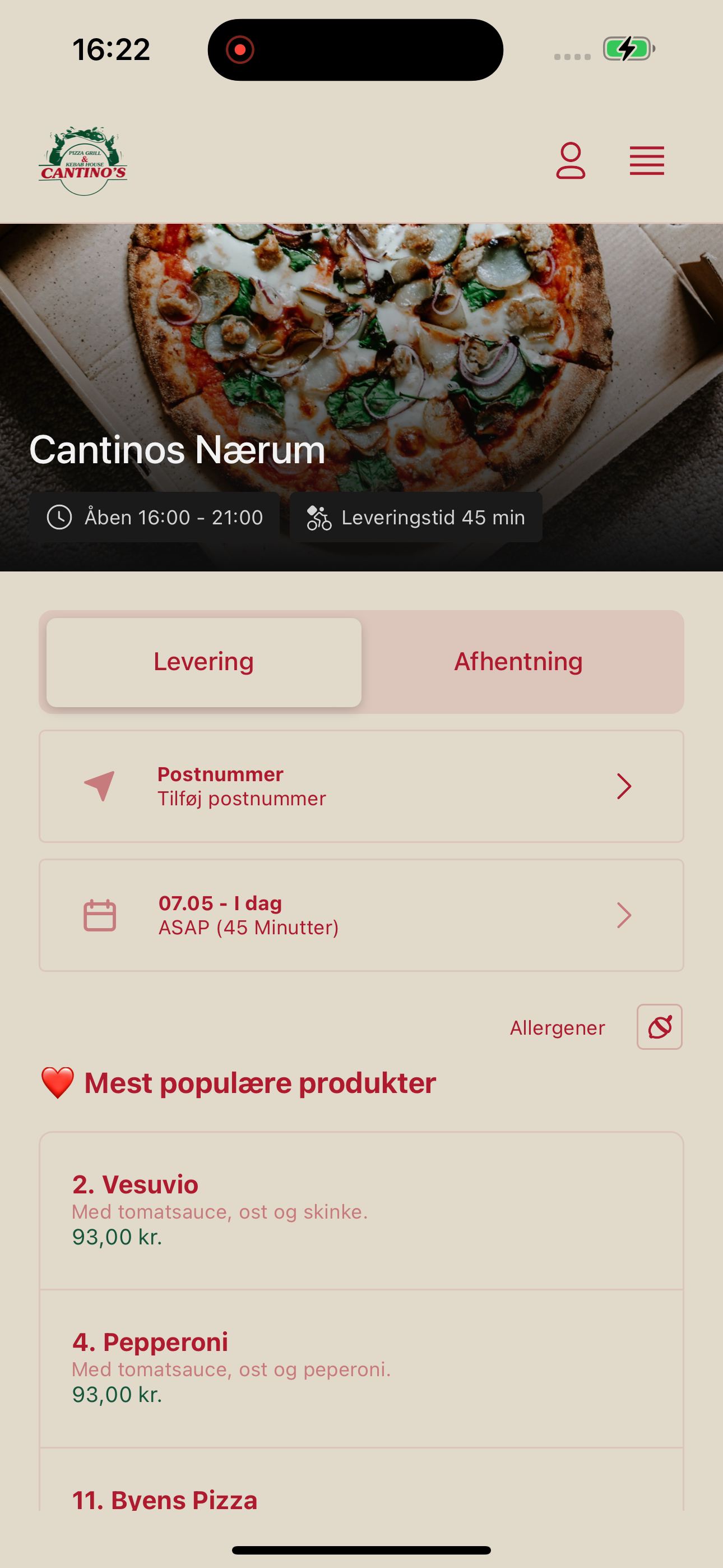 Cantinos Nærum DK screenshot 3