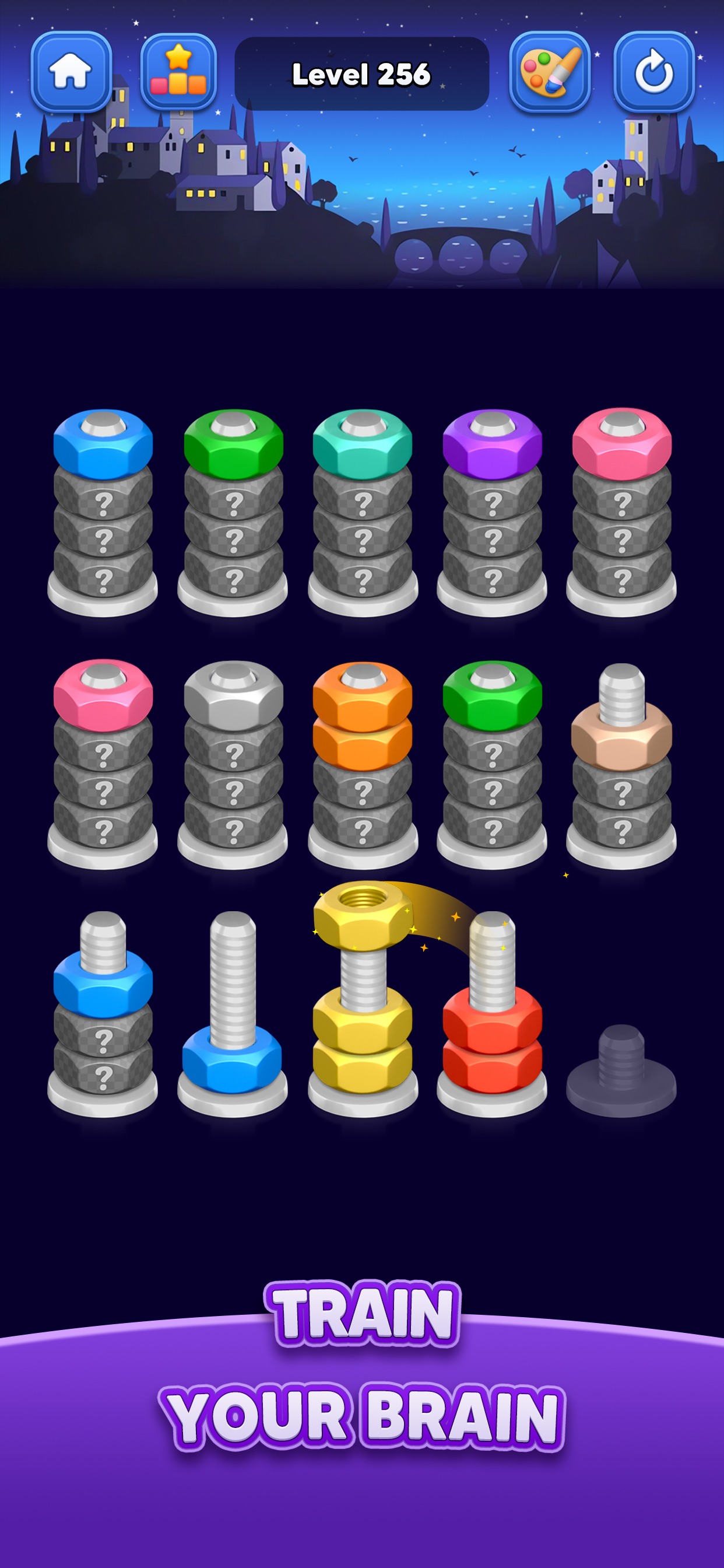 Nut Sort: Color Match Game screenshot 3