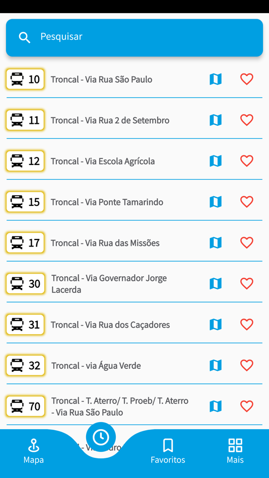 #5. BluMob (iOS) By: Mobilibus desenvolvimento e consultoria de sistemas Ltda