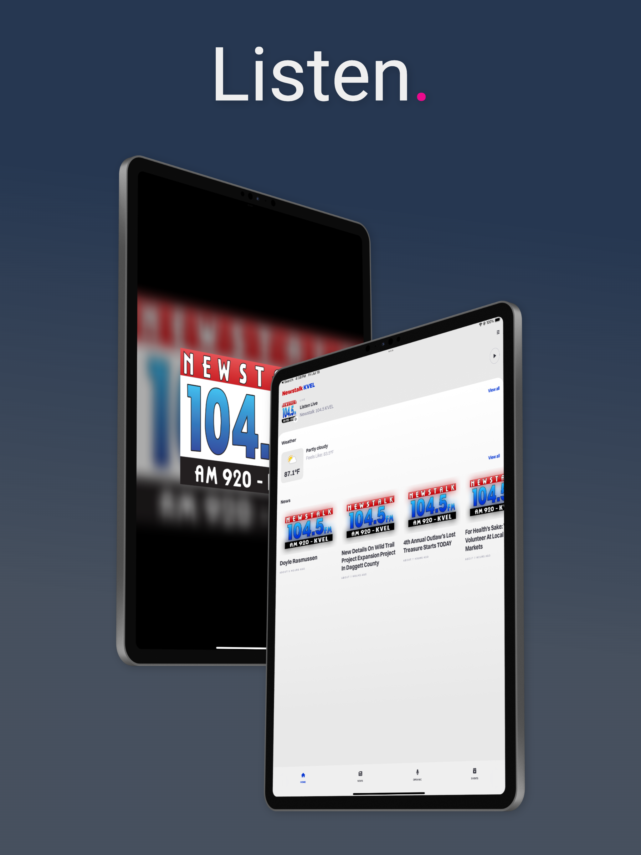 Newstalk 104.5 KVEL screenshot 5