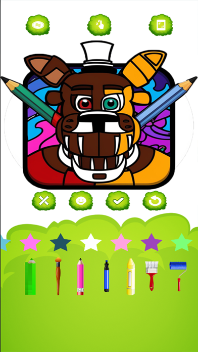 at night coloring book Screenshot
