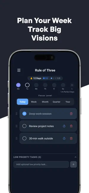 Rule of 3: To-Do List & Focus screenshot 4