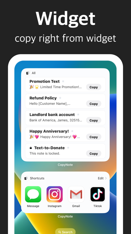 #3. CopyNote - Type 20x Fast (iOS) 由: Hyosim Kim