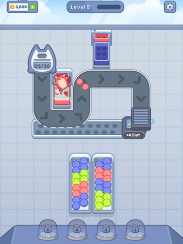 Knit Factory! Cute Puzzle Flow iPad screenshot