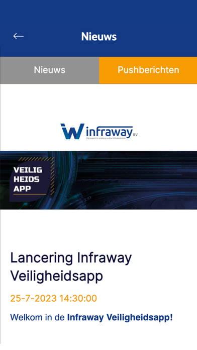 Infraway Veilig Screenshot