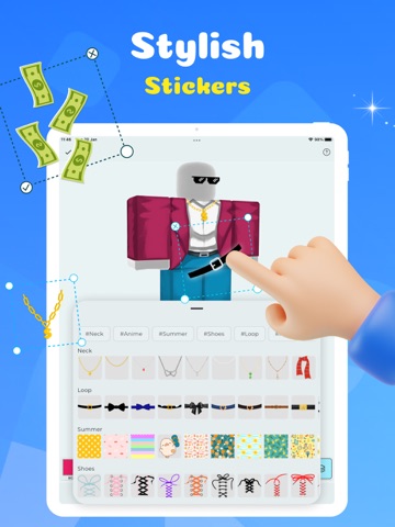 Clothes for Roblox Skins Maker iPad screenshot