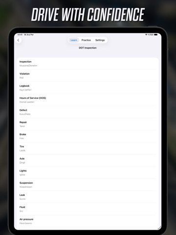 Lingo Truck: CDL English iPad screenshot
