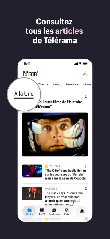 Télérama: culture, tv, cinéma screenshot 1 of 9