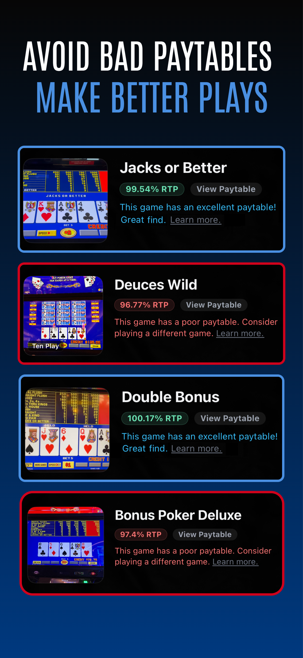 Video Poker Analyzer: Photo screenshot 2