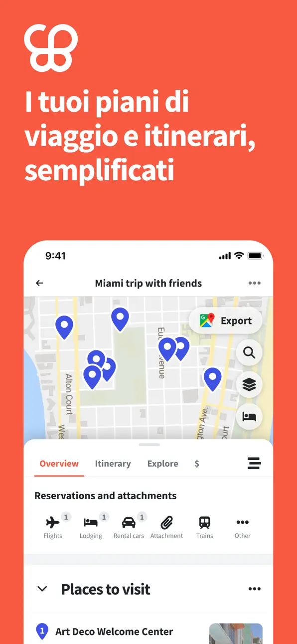 Wanderlog - Travel Planner iOS Mod IPA screenshot 1 - iOS app interface