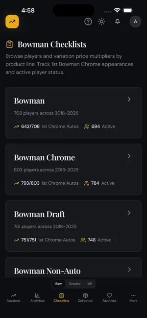 ProspectPulse: Card Tracker screenshot 4