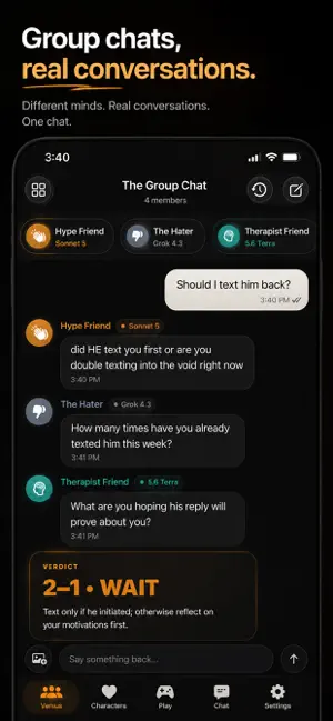 Versus AI: AI Character Chat screenshot 3
