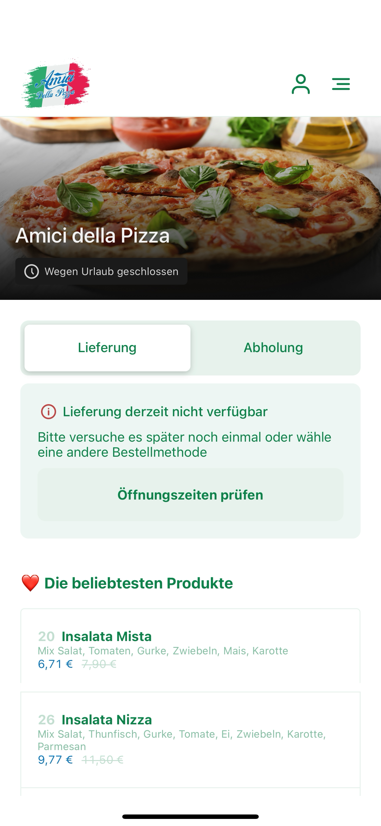 Amici della Pizza screenshot 3