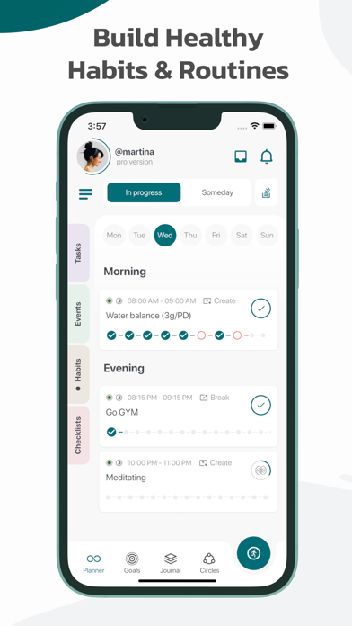 Octopus: Planner, Goal Tracker Screenshot
