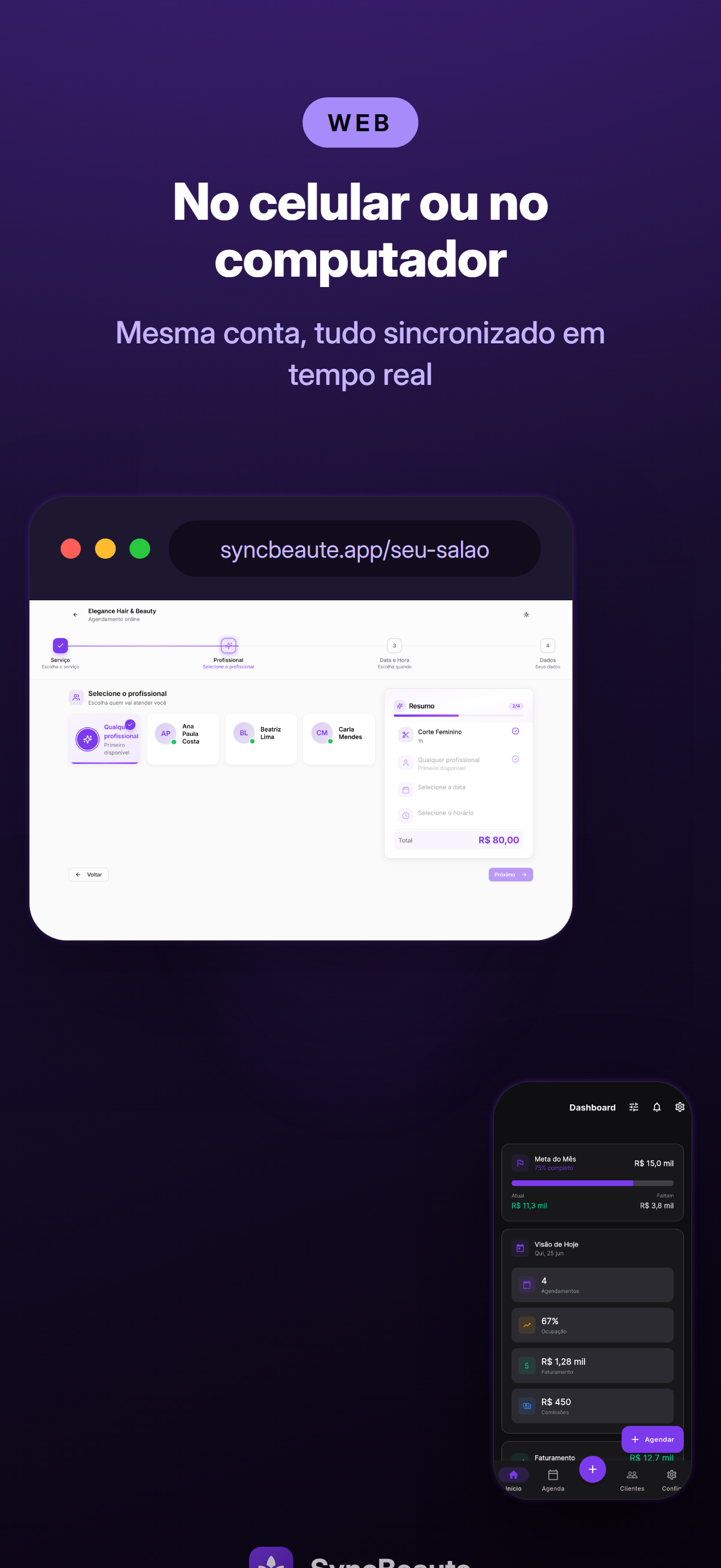 SyncBeaute — Gestão de Salão screenshot 3