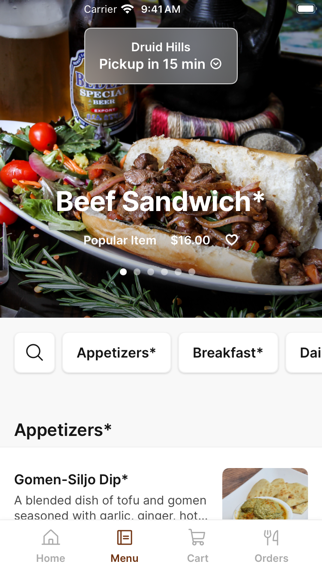 Desta Ethiopian Kitchen To Go iPhone screenshot 2 - Food & Drink app