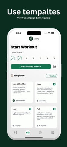 Avro Fitness screenshot