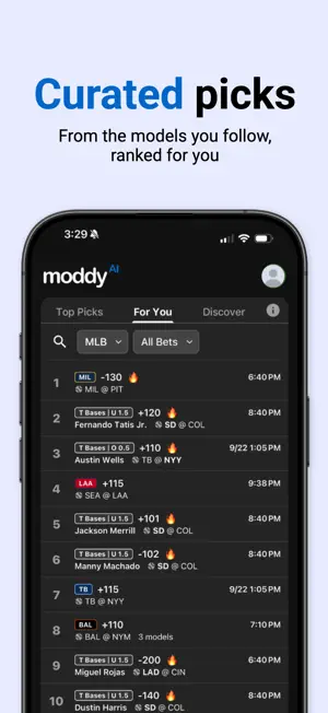 Moddy AI: Smarter Sports Picks screenshot 3