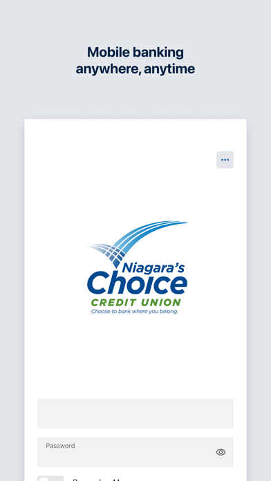 Niagara's Choice FCU iPhone screenshot 1 - Finance app